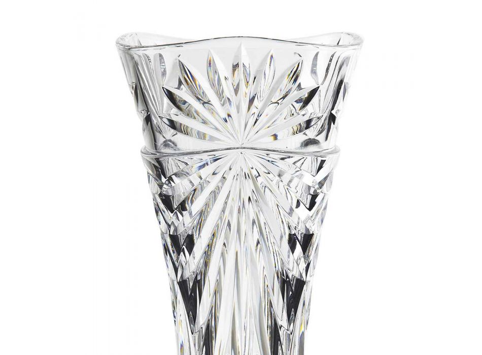2 vases de décoration de table en cristal écologique au design unique - Daniele Viadurini