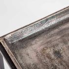 3 Tables Basses Carrées en Aluminium et Acier Homemotion - Quinzio Viadurini