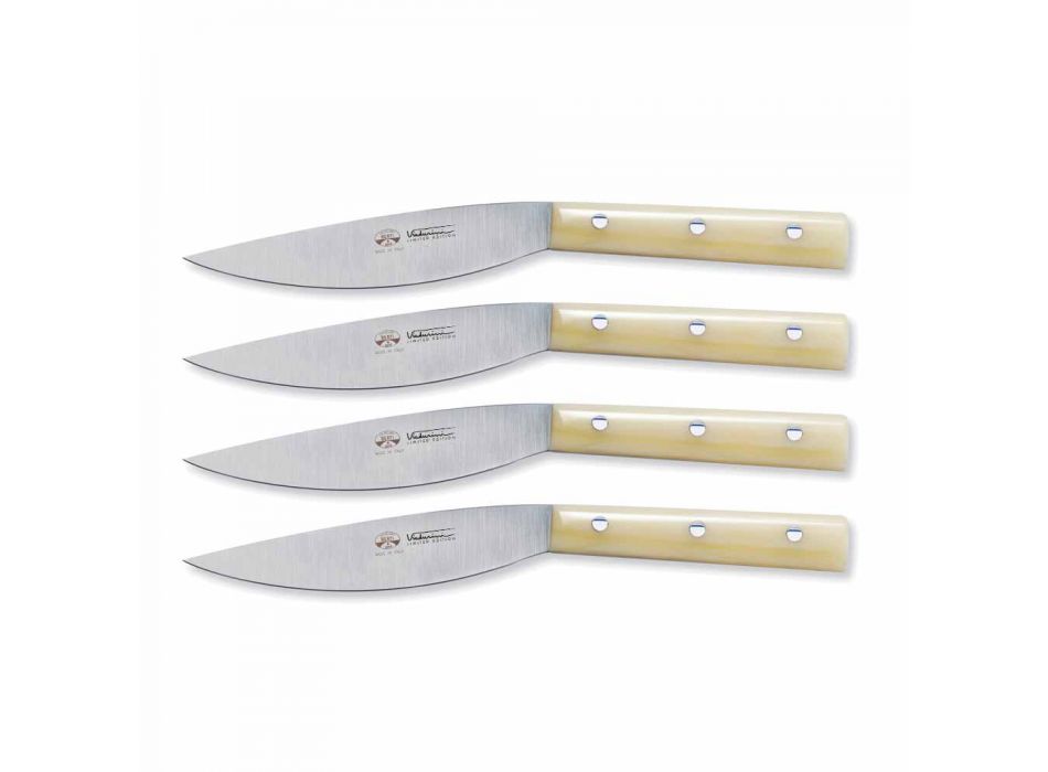 4 couteaux de table Berti Valdichiana exclusivement pour Viadurini - Albiolo