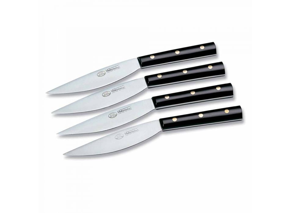 4 couteaux de table Berti Valdichiana exclusivement pour Viadurini - Aldino