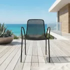 4 fauteuils de jardin traditionnels en métal fabriqués en Italie - Edris Viadurini