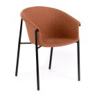 4 chaises avec assise en tissu disponibles en différentes finitions - Toscane Viadurini