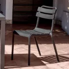4 chaises de jardin en polypropylène résistant aux UV - Amarillis Viadurini