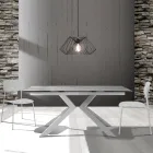 4 chaises de salle à manger en acier et polypropylène - Aquila Viadurini