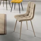 4 fauteuils de salon avec assises en tissu de différentes couleurs - Tendances actuelles Viadurini