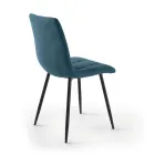 4 fauteuils de salon avec assises en tissu de différentes couleurs - Tendances actuelles Viadurini