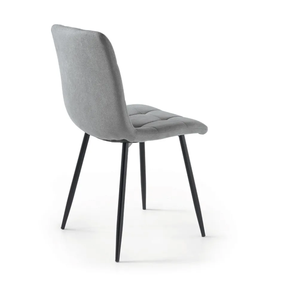 4 fauteuils de salon avec assises en tissu de différentes couleurs - Tendances actuelles Viadurini