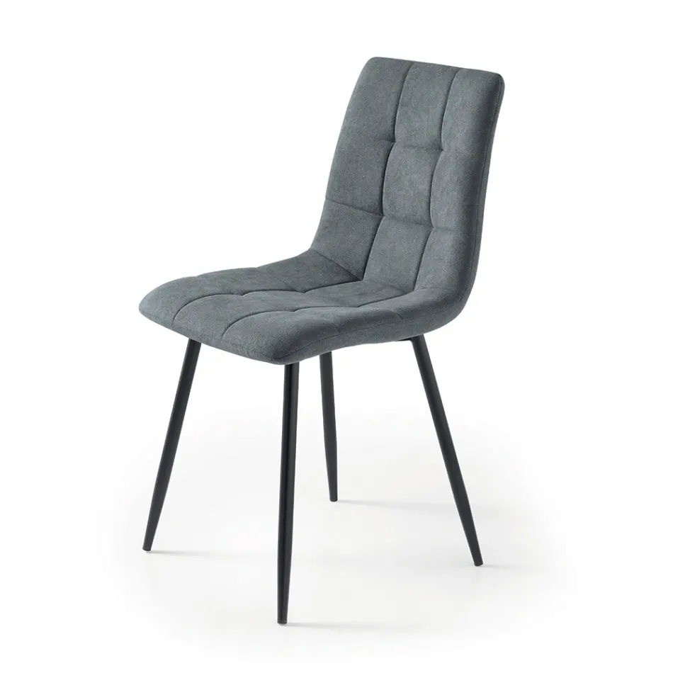 4 fauteuils de salon avec assises en tissu de différentes couleurs - Tendances actuelles Viadurini