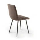 4 fauteuils de salon avec assises en tissu de différentes couleurs - Tendances actuelles Viadurini