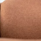 4 Chaises de Salon avec Assise en Tissu et Structure en Bois Massif - Passion Viadurini