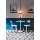 4 chaises d'extérieur empilables en polypropylène Made in Italy Design - Alexus Viadurini