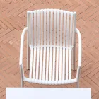 Lot de 4 chaises de jardin empilables en polypropylène résistant aux UV - Ondara Viadurini
