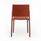 4 chaises empilables entièrement en polypropylène de différentes couleurs - Mojito Viadurini