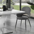 4 Chaises en Cuir Synthétique en Différentes Finitions - Amarante Viadurini
