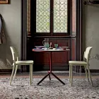 4 Chaises d'extérieur empilables modernes en polypropylène fabriquées en Italie - Bernetta Viadurini