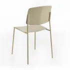 4 chaises en polypropylène de différentes finitions et métal - Daiquiri Viadurini