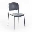 4 chaises en polypropylène de différentes finitions et métal - Daiquiri Viadurini