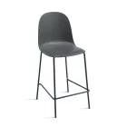4 tabourets de salon en polypropylène et structure métallique - Dinamo Viadurini
