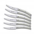 6 couteaux de table fabriqués en Italie, Berti exclusivement pour Viadurini - Alonte
