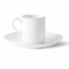 6 tasses à café en porcelaine avec cafetière et sucrier - Romilda Viadurini
