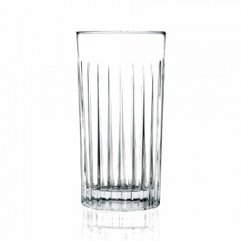 8 verres hauts Highball Tumbler pour cocktail en cristal écologique - Malgioglio