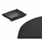 Accessoires de bureau en cuir régénéré 5 pièces Made in Italy - Medea Viadurini