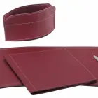 Accessoires Bureau 5 pièces en cuir régénéré Made in Italy - Brando Viadurini