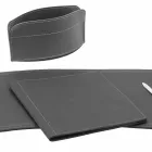 Accessoires Bureau 5 pièces en cuir régénéré Made in Italy - Brando Viadurini