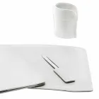 Accessoires Bureau 5 pièces en cuir régénéré Made in Italy - Brando Viadurini