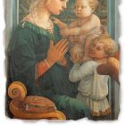 Fresque fait en italien Filippo Lippi &quot;Vierge à l&#39;Enfant&quot; Viadurini