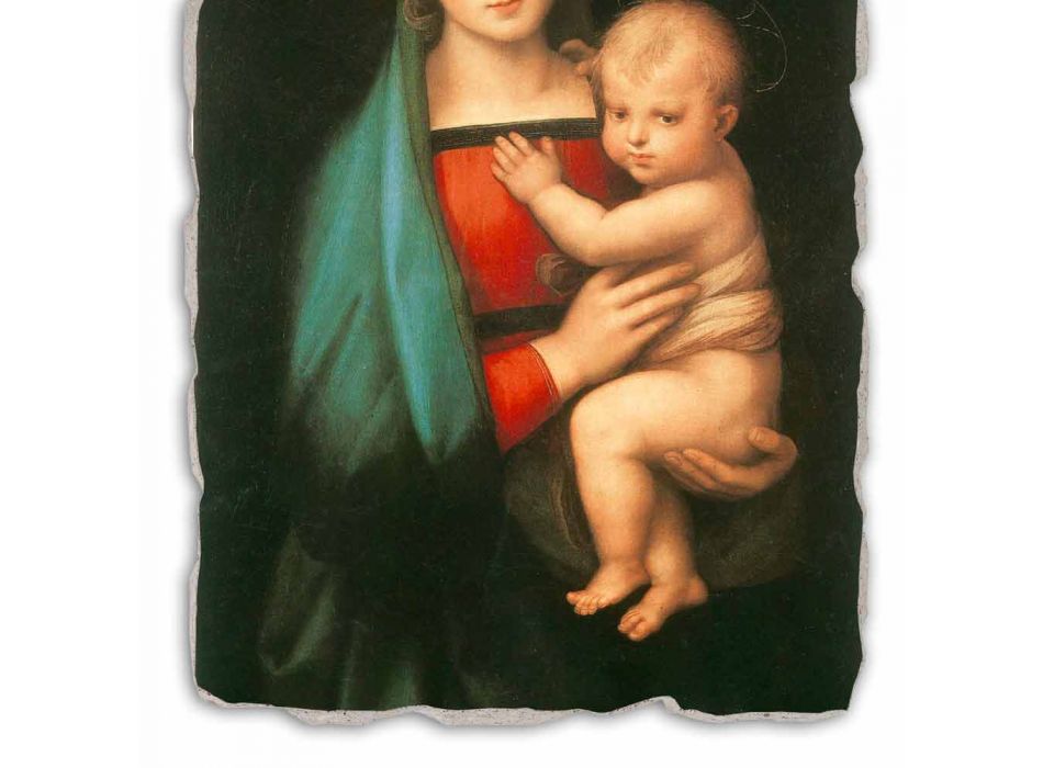 Fresque fait en italien Raffaello Sanzio &quot;Madonna del Granduca&quot; Viadurini