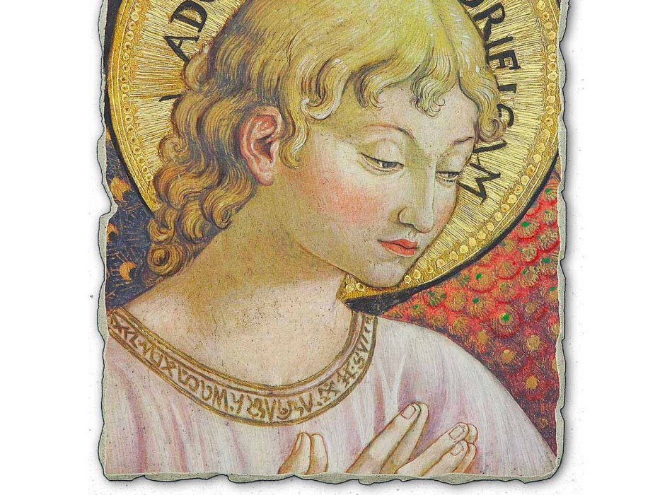 grands Benozzo Gozzoli fresco &quot;Chœurs des Anges en adoration&quot; Viadurini