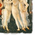 grande fresque Botticelli &quot;Allégorie du printemps&quot; partie. Viadurini