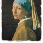 grande fresque à la main Vermeer &quot;Fille avec un Turban&quot; Viadurini
