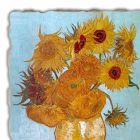 grande main fresque Vincent Van Gogh &quot;Vase de tournesols&quot; Viadurini