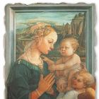 Filippo Lippi grande fresque &quot;Vierge à l&#39;Enfant&quot;, fait main Viadurini