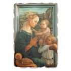 Filippo Lippi grande fresque &quot;Vierge à l&#39;Enfant&quot;, fait main Viadurini