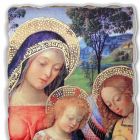 Pinturicchio grande fresque &quot;Madonna della Pace&quot;, en particulier Viadurini