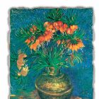 grande fresque Vincent Van Gogh &quot;Nature morte avec Fritillaires&quot; Viadurini