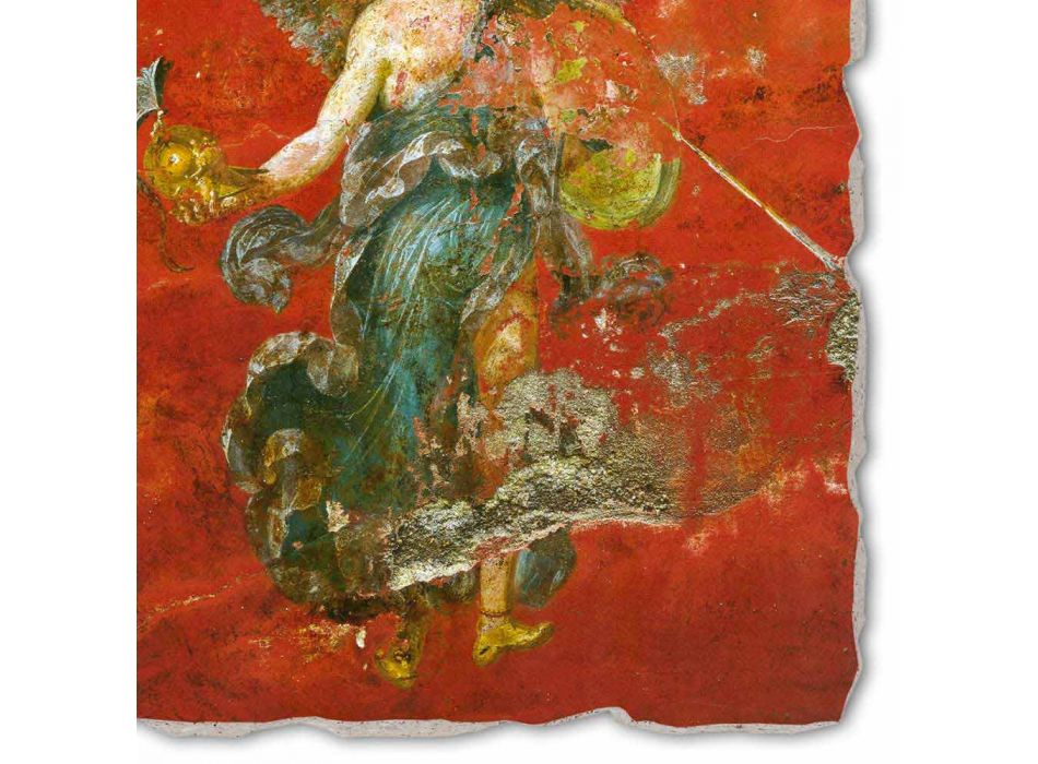 reproduction de la fresque romaine &quot;Cycle des Muses&quot; partie. Viadurini