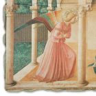 Beato Angelico reproduction de la fresque &quot;Annonciation&quot; fait main Viadurini