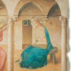 Beato Angelico reproduction de la fresque &quot;Annonciation&quot; fait main Viadurini