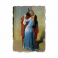 Fresque Le baiser de F. Hayez, peinte à la main