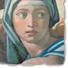 Michelangelo fresque reproduction &quot;Delphic Sibyl&quot; Viadurini