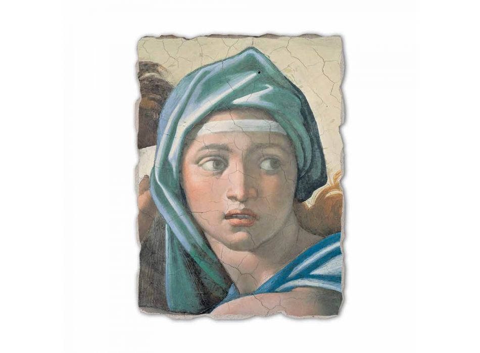 Michelangelo fresque reproduction &quot;Delphic Sibyl&quot; Viadurini