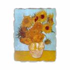 Fresque reproduction Vincent Van Gogh &quot;Vase de tournesols&quot; Viadurini