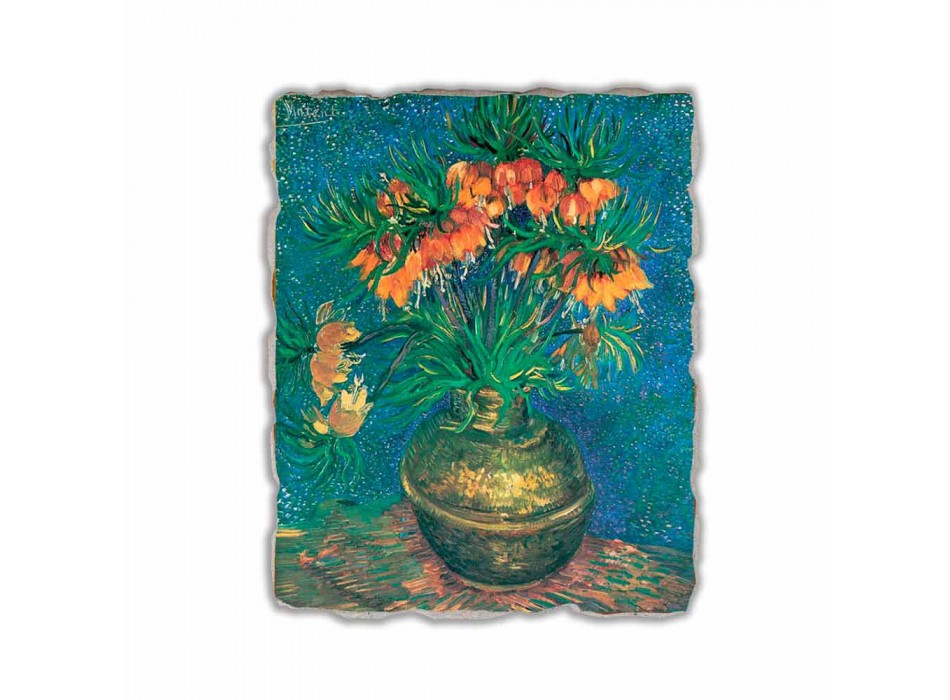 Fresque Vincent Van Gogh &quot;Nature morte avec Fritillaires&quot; 1887 Viadurini