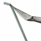 Hamac en acier et design de jardin noir Made in Italy - Cumberland Viadurini