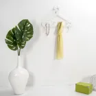 Cintre mural en plexiglas recyclable 2 pièces - Tirreno Viadurini