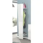 Porte-manteau d'entrée design en bois blanc, ardoise ou béton - Fjona Viadurini